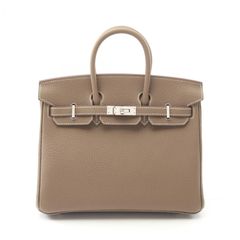 エルメス HERMES ハンドバッグ バーキン25  エトゥープ レザー バーキン25 エトゥープ レディース 未使用