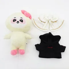 【三重店】【タバコ臭あり】NIZOO ANO アヤカ ぬいぐるみ コスチューム 計3点セット（NiziU/ニジュー/アノ/ケープ/フーディ）【353-B995】