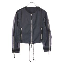 Phlannel フランネル シルク混コットンニットカーディガン