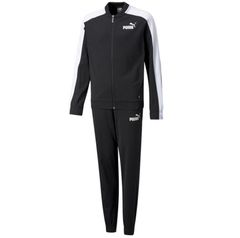 プーマPUMAジュニアポリ上下★黒x白140新品
