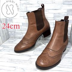 ✨美品✨KOOS ミドルブーツ ベルトバックル レザー ブラウン