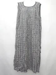 ◇ ◎ TUTIE. ツチエ ノースリーブ 膝下丈 ワンピース 表記なし グレー レディース P  【1408200002654】