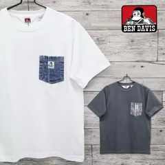 新品 メンズ ベンデイビス BENDAVIS ベン デイビス BEN DAVIS 半袖 Tシャツ 半袖Tシャツ ティーシャツ デニム ポケット ポケT 無地 綿 コットン シンプル ゴリラ ユニセックス レディース