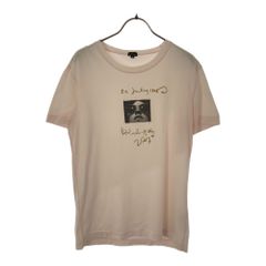 ピーエスポールスミス 日本製 プリント 半袖 Tシャツ M ピンク PS Paul Smith レディース