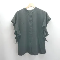 ◇ ⊂ SCENE シーン ウエストゴム入り カジュアルパンツ ブラウス サイズF ブラック レディース E  【1502180059605】のサムネイル