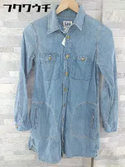 ◇ ◎ Lee リー×URBAN RESEARCH ROSSO ロゴ 長袖 膝丈 ワンピース サイズS インディゴ レディース 【中古】 【1103220008647】のサムネイル