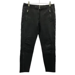 UNUSED アンユーズド 15AW Cow Leather Pant カウレザーバイカーパンツ UW0451 ブラック 2のサムネイル