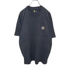 【Carhartt】 メキシコ製 ワンポイントロゴ刺<!-利用不可文字-!> Tシャツ S-1200