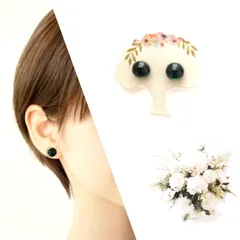 ピアス シンプル 小粒 ダークグリーン