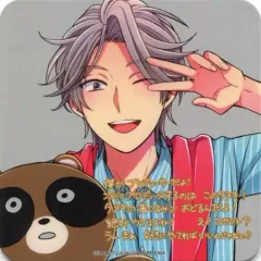 【中古】コースター(キャラクター) 前野蜜也 オリジナルコースター 「月刊少女野崎くん アイドルカフェ」 メニュー注文特典