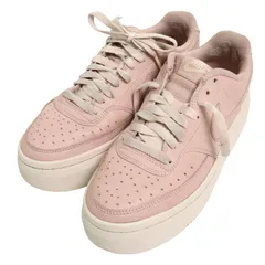 NIKE ナイキ DM0113-600 コートビジョン★ 厚底 スニーカー シューズ Sz.25cm レディース ピンク