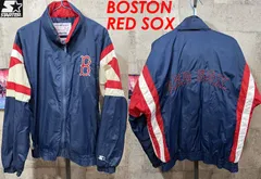 90s STARTER MLB ボストンレッドソックス ナイロンプルオーバー 90s STARTER MLB ボストンレッドソックス ナイロンプルオーバー