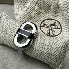 ❗️新品・未使用品❗️HERMES シルバー リングブラック〈マイヨン〉size56 2025年最新】エルメス 指輪 メンズ マイヨンの人気アイテム