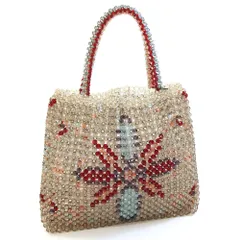  アンテプリマ ハンドバッグ ベージュ マルチカラー 中古