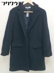 ■ NATURAL BEAUTY BASIC ナチュラルビューティーベーシック 長袖 コート サイズS ネイビー系 レディース  【中古】 【1112020002359】