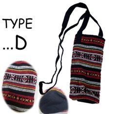 モン族柄　ペットボトルホルダーD☆Made in Thailand