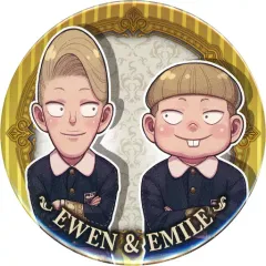 【中古】バッジ・ピンズ ユーイン・エッジバーグ＆エミール・エルマン 「SPY×FAMILY コレクション缶バッジ 第1弾」