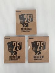METAL GEAR メタルギア 25周年 メモ帳 3個セット 非売品