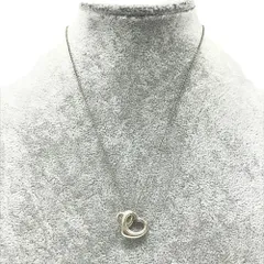 TIFFANY & CO. ティファニー エルサペレッティ オープンハート ダブル ネックレス 925  シルバー系  [240101382597]