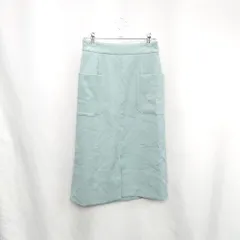 ◇ Θ anatelier アナトリエ 膝下丈 タイト スカート サイズ38 グリーン系 レディース E  【1502180011818】
