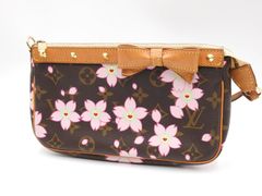 未使用】LOUIS VUITTON村上隆アクセサリーポーチ 桜 モノグラム - メルカリ