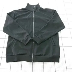 ◇ ⊇ COMME CA ISM コムサイズム 長袖 ダンボールニット ハイネック ジップブルゾン サイズM ブラック系 メンズ E  【1509180013392】