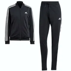 ★アディダス ADIDAS  新品 レディース ジャージ ジャケット パンツ トラックスーツ 上下セット SET スーツ 黒[SETIJ8781-S]五 零★QWER