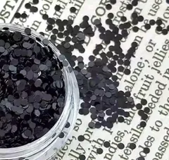 ドット ホログラム ブラック 極小 丸 パーツ アート デコ y2k ネイル　パーツ 1ミリ　韓国 量産型