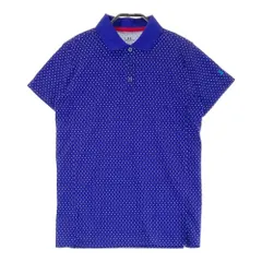 サイズ：SM UNDER ARMOUR アンダーアーマー  半袖ポロシャツ ドット柄 ネイビー系 [240101376791]# ゴルフウェア レディース ストスト