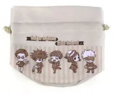 【中古】雑貨 アイボリー デフォルメアート巾着 「呪術廻戦」