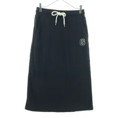 GAP ギャップ ワンポイントワッペン ミモレ丈 ペンシルスカート XS ブラック レディース 古着
