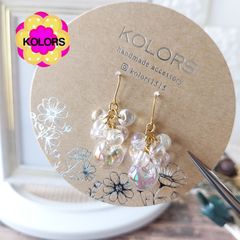 Yoook.19様専用 おまとめ3点＋プレゼント ハンドメイドピアス お買い物マラソン最大20％OFFクーポンピアス 折り鶴