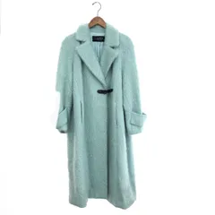 LOUNIE ルーニィ モヘヤシャギーコート サイズ:38 ロング/ベルト/23AW/定価11万    ブルー レディース / 240001159634