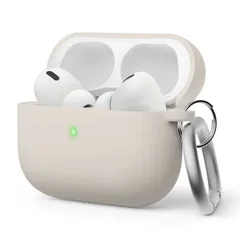 新品 【elago】 AirPods Pro2 対応 ケース カラビナ 付 耐衝撃 シリコン ハード ケース AirPods Pro2ケース [Apple AirPods Pro 2 アップル エアポッツプロ2 第2世代 MQD83J/A MTJV3J/A 対