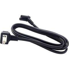 オーディオファン 電源ケーブル メガネケーブル 1.5m PS5 / PS4 / PS3 / PS2 / PS1 / PS Vita/PSP 両端 L字タイプ ブラック 1本 0