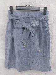 ◇ Loungedress ラウンジドレス リネン混 ミニ ギャザー スカート 1 ネイビー *  【1002800189380】のサムネイル