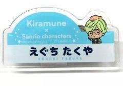 [중고] 배지 핀즈 에구치 타쿠야(Trignal)×KIRIMI 찬 이름 아크릴 배지 [Kiramune × Sanrio Characters]