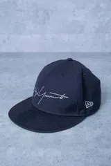 Yohji Yamamoto  NEW ERA　ヨウジヤマモト ニューエラ　シグネチャーロゴ キャップ/navy