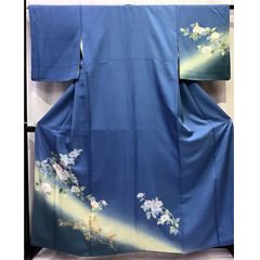 付け下げ 金彩 ぼかし八掛 正絹 A274 - メルカリ