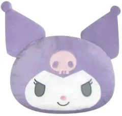 【中古】クッション・抱き枕・本体 クロミ(パープル) くすみカラーシリーズ フェイスクッション 「サンリオキャラクターズ」