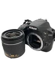 186000 現状品  デジタルカメラ  Nikon ニコン 一眼レフ AF-P DX NIKKOR 18-55mm f/3.5-5.6G VR D3400  ブラック 18-55 VR Kit