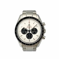 OMEGA オメガ 522.30.42.30.04.001 Speedmaster 記念モデル 東京 2020 リミテ⁠ッド エデ⁠ィシ⁠ョン 手巻き 稼働品 ホワイト×シルバー W0227MBLZR