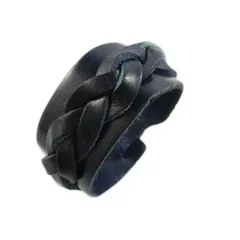 【在庫セール】女の子のブレスレット中立ブレスレット メンズブレスレット ギフト ファッションレザーブレスレット S020 Tribe (ブルー) Original