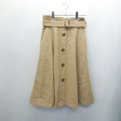 ◇ ◎ ●未使用● Rirandture リランドチュール 膝丈 フレアスカート スカート サイズ0 ブラウン系 レディース E  【1408060003167】