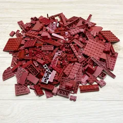 LEGO レゴ レッド系 中古 パーツ プレート タイル ブロック グリル スロープ 大量 ばら売り 部品取り LY-240415-08