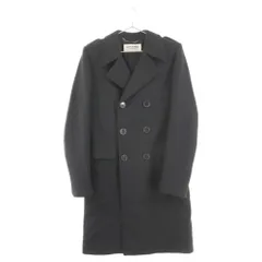 SAINT LAURENT PARIS (サンローランパリ) 16SS ダブルブレストチェスターコート ジャケット ブラック 416961 Y557Kのサムネイル