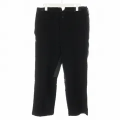 ジュンヤワタナベマン JUNYA WATANABE MAN AD2013 パンツ ジッパーフライ ウール縮絨 切替 シンチバック XS 黒 ブラック /AN4のサムネイル