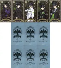 【中古】キャラカード マレウス・ドラコニア カードセット ホログラム(ビジュアルカード5枚＆保護フィルム6枚セット) 「ディズニー ツイステッドワンダーランド」 ディズニーストア限定