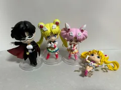 セーラームーン キューポスケット フィギュア コンプ ちびうさ タキシード仮面 セーラームーン キューポスケット フィギュア コンプ ちびうさ
