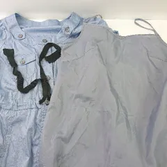 ◇ ◎ PEYTON PLACE ペイトンプレイス ポケット多め おしゃれ 半袖 ひざ丈 ワンピース サイズ13B ブル－ レディース E  【1405140048148】